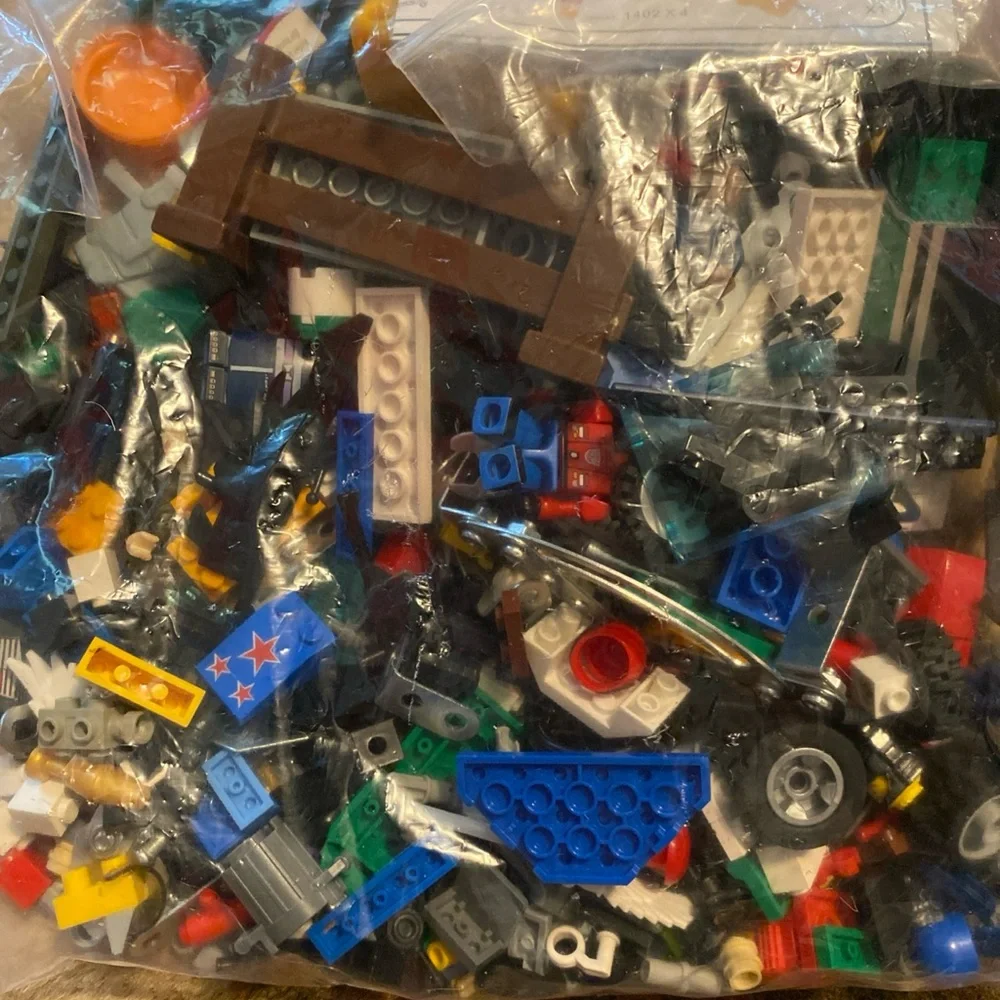 Lego Building Set Classic Blocks box + random Lego pieces